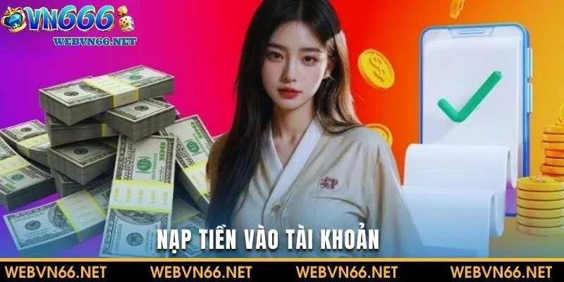Nạp tiền vào tài khoản